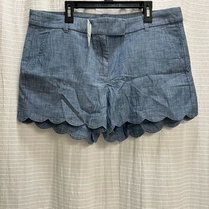 Scalloped shorts